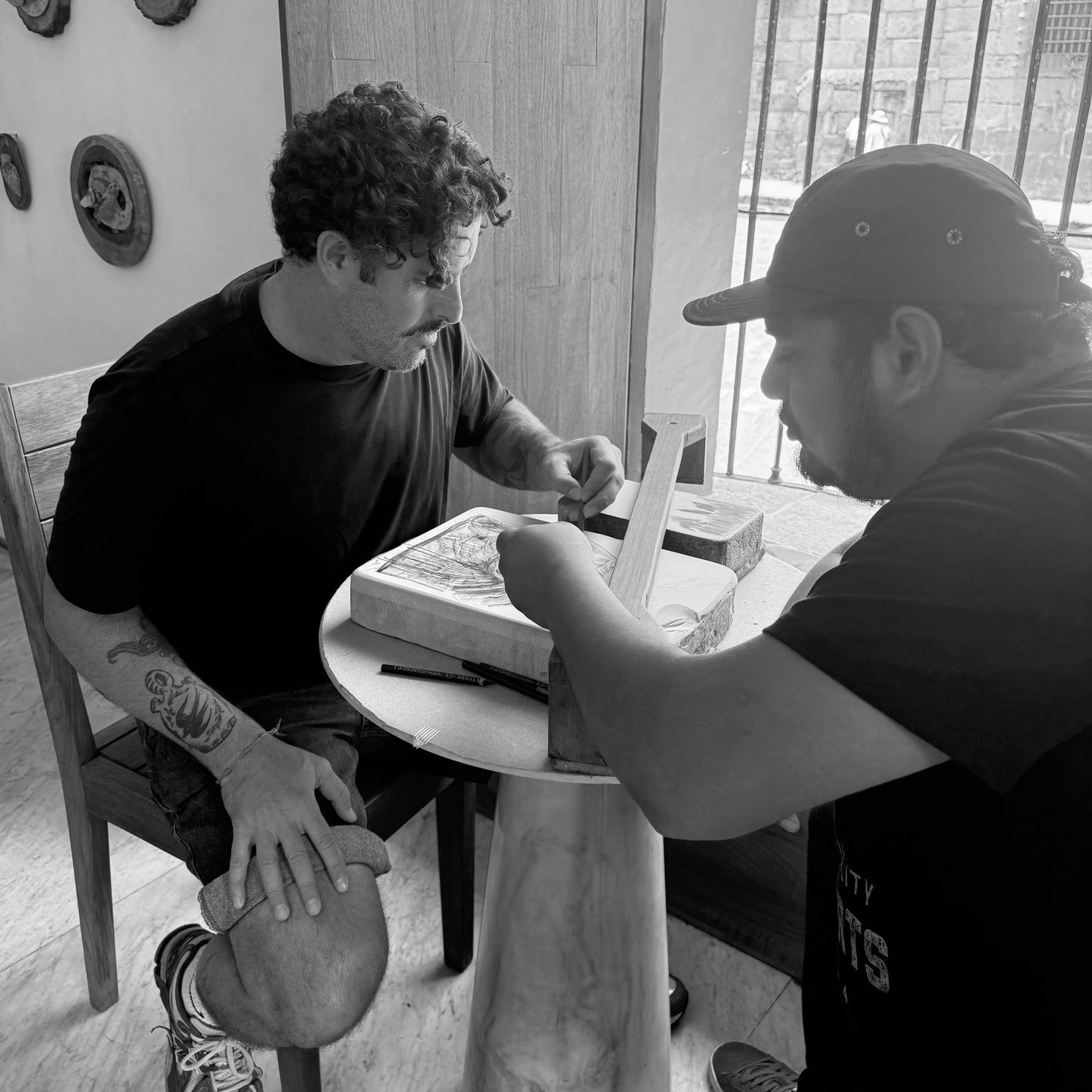 Nahual – Litografía en colaboración con Manuel Escobar