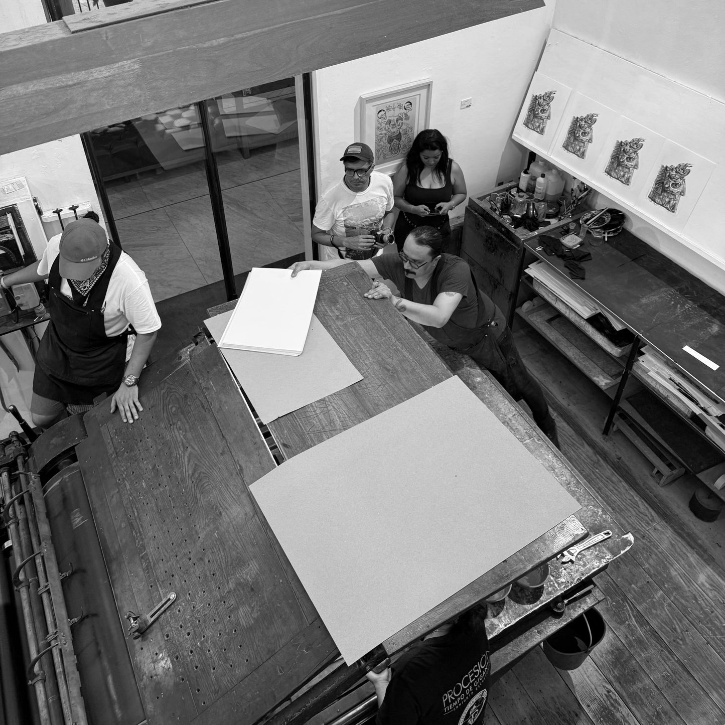 Nahual – Litografía en colaboración con Manuel Escobar