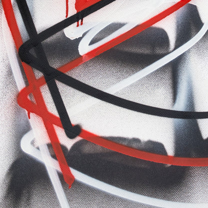 Hand Red/Black/White