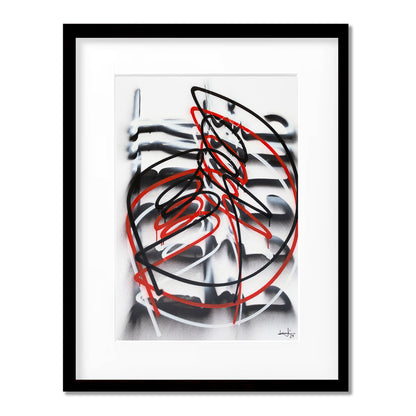 Hand Red/Black/White