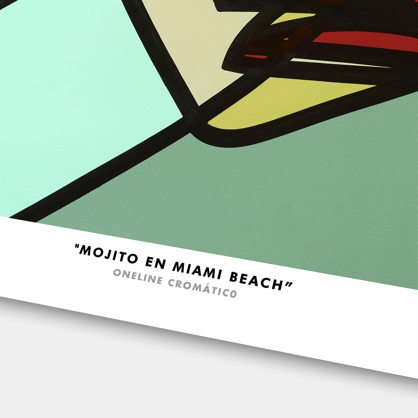 Poster " Mojito en Miami Beach "